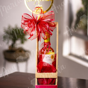 Detalle botella de vino