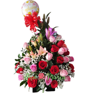 Vida rosas y lirios