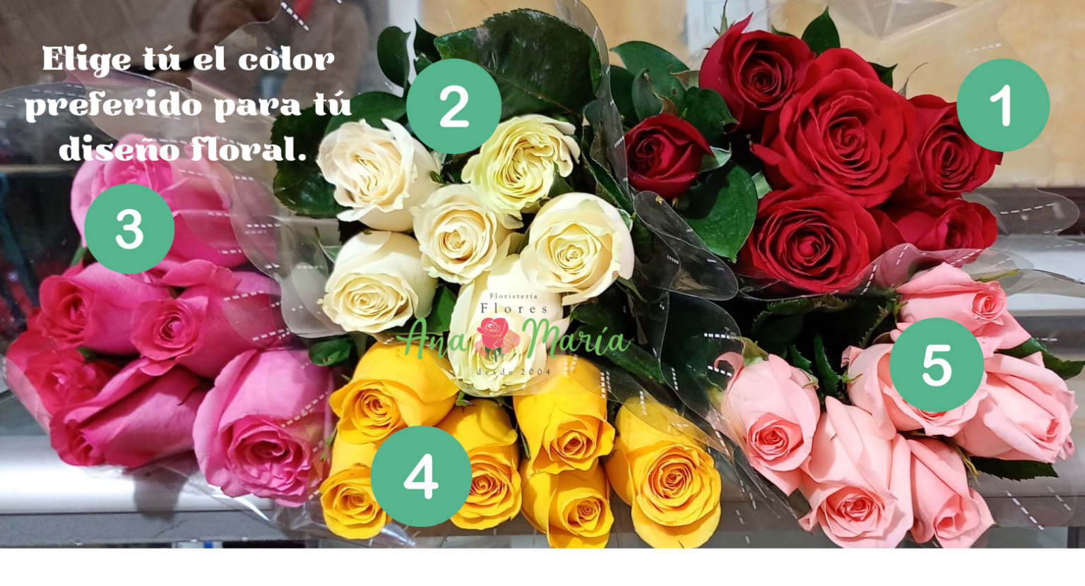 COLORES PREFERIDOS DE LAS ROSAS PARA UN ARREGLO FLORAL